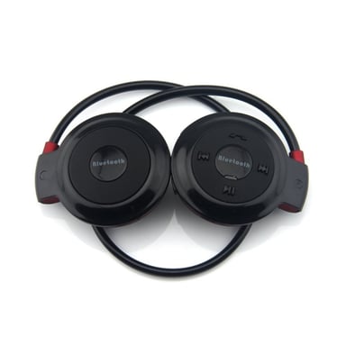Casque Bluetooth Écouteurs Sans Fil Fm Batterie Autonomie 10 Heures Rouge YONIS