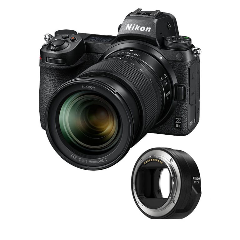 NIKON Z6 II + Z 24-70mm f/4 S + Adaptateur FTZ II - Neuf
