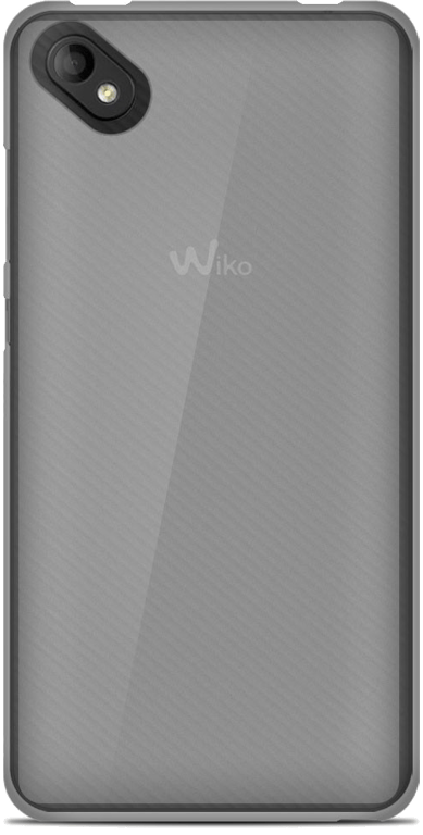 Coque silicone unie compatible Givré Blanc Wiko Sunny 2 Plus