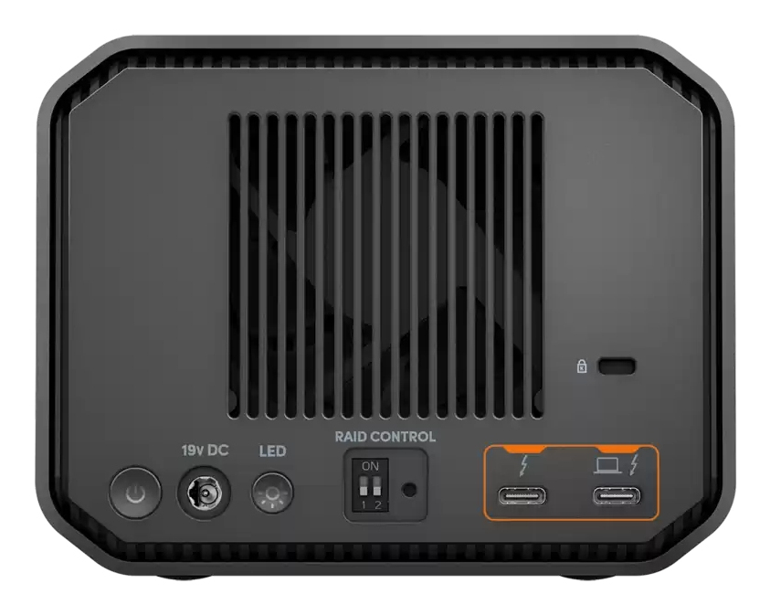 SanDisk Professional 12TB G Raid Mirror Raid Disque pour Ordinateur de Bureau de Classe Entreprise Thunderbolt 3 40Gbps jusqu'à 260 MB/ Disque Ultrastar 7 200 ToursMinute à 'intérieur - vue 10