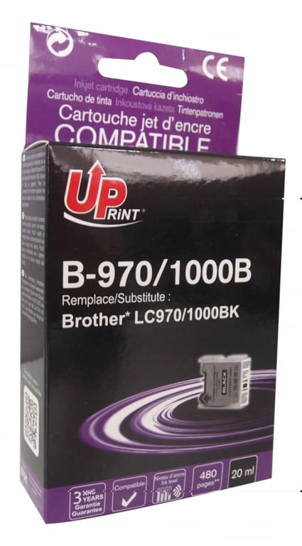 Uprint Cartouche BROTHER LC970 compatible