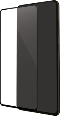 Protector de pantalla de cristal templado (100% cobertura de superficie) para Samsung Galaxy A71, Negro