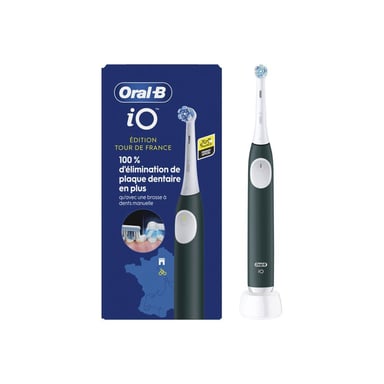Brosse à dents électrique ORAL-B iO2 Tour de France Edition Noire rechargeable micro-vibrations 3 modes