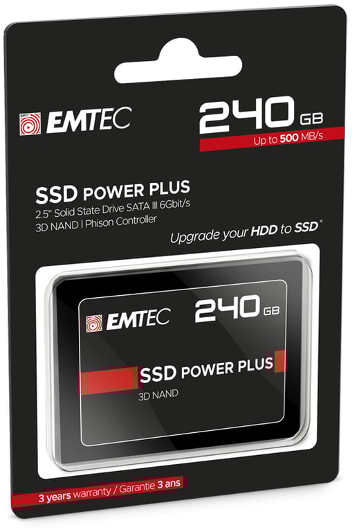 Emtec X150 Power Plus 240 Go 2.5 Série ATA III Neuf - vue 4