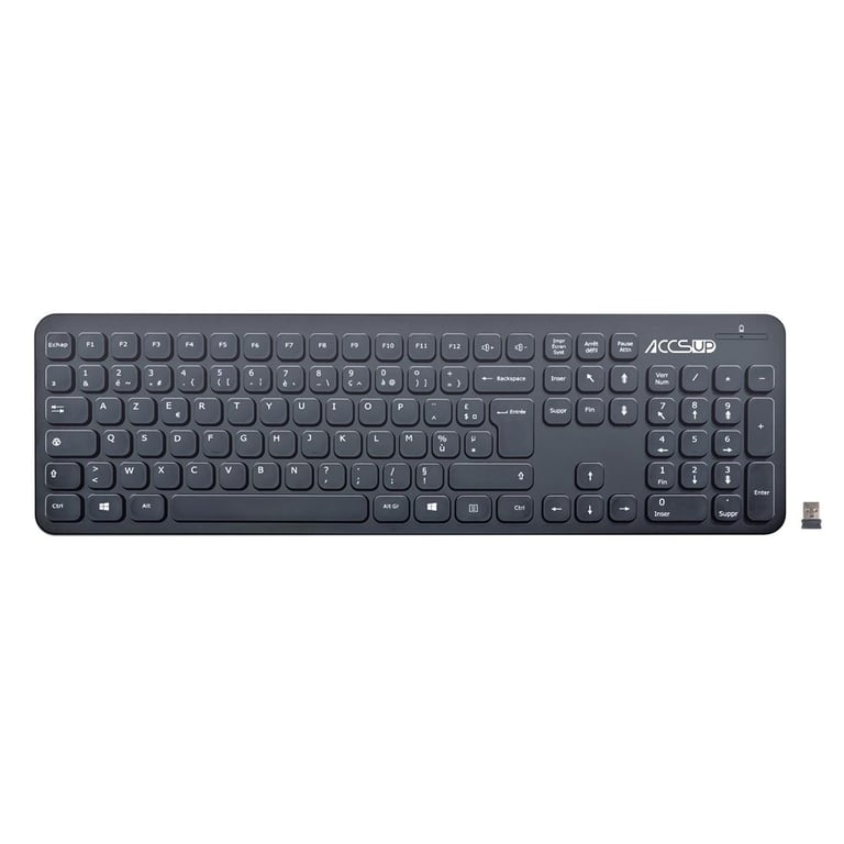 Clavier Sans Fil Accsup SLIM WL FR3 V2 – Ultra Plat, Silencieux, AZERTY - vue 3