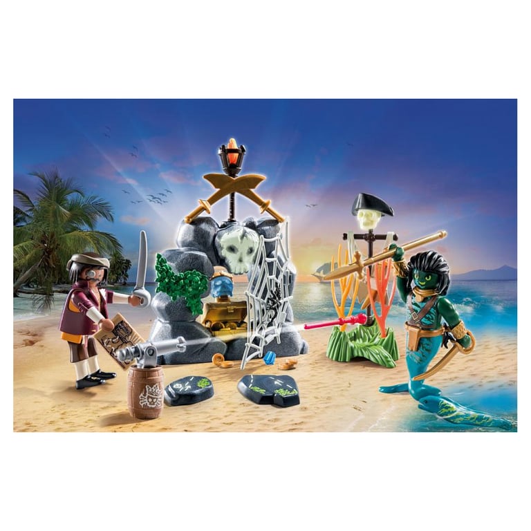 Jeux D'imitation Pirate Avec Pieuvre Géante Playmobil La Boite - vue 4