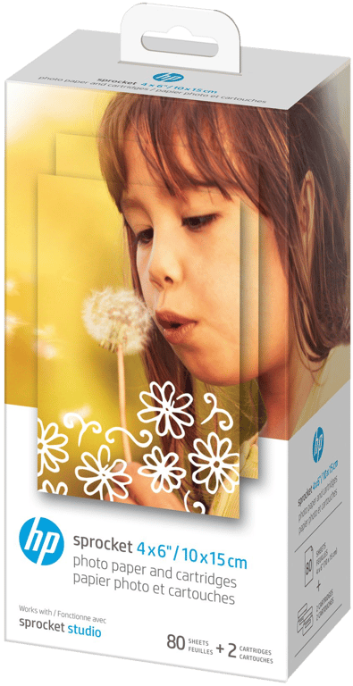 HP Pack de 80 feuilles 4x6