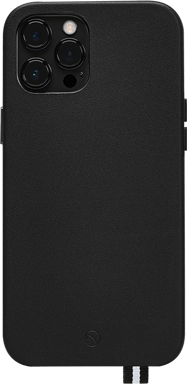 Coque iPhone 12 / 12 Pro Elysée en Cuir full covering Noire Artefakt