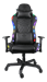 DELTACO GAMING - Fauteuil gaming RGB LED 332 modes, Cuir PU noir, max 120kg
