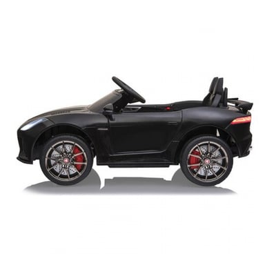 Jaguar F-Type SVR negro 12V coche eléctrico para niños