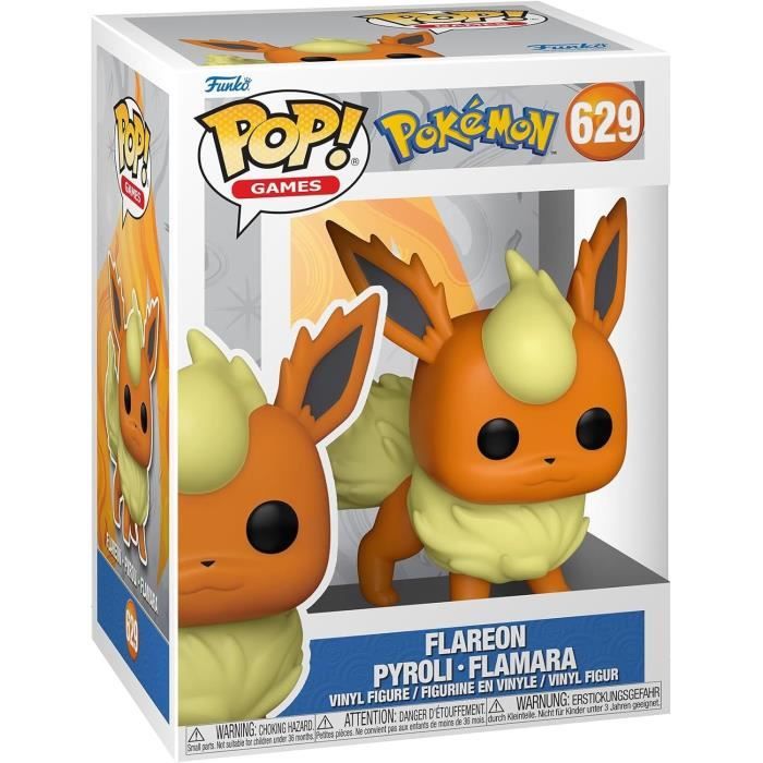 Figurine FUNKO POP Games Pokémon Pyroli 629 - vue 2