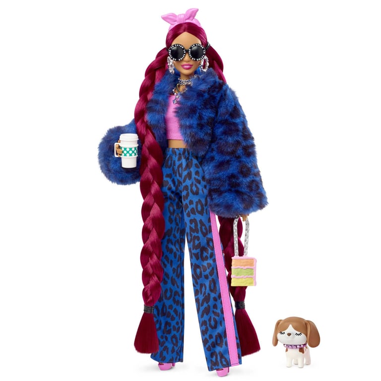 Barbie Extra Leopard Poupée Mannequin Et +