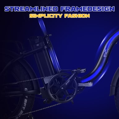 Vélo électrique pliable CMACEWHEEL Y20 20 x 4,0 pouces CST Fat Tires, 750W Vélo électrique à pédale avec batterie 48V 18Ah