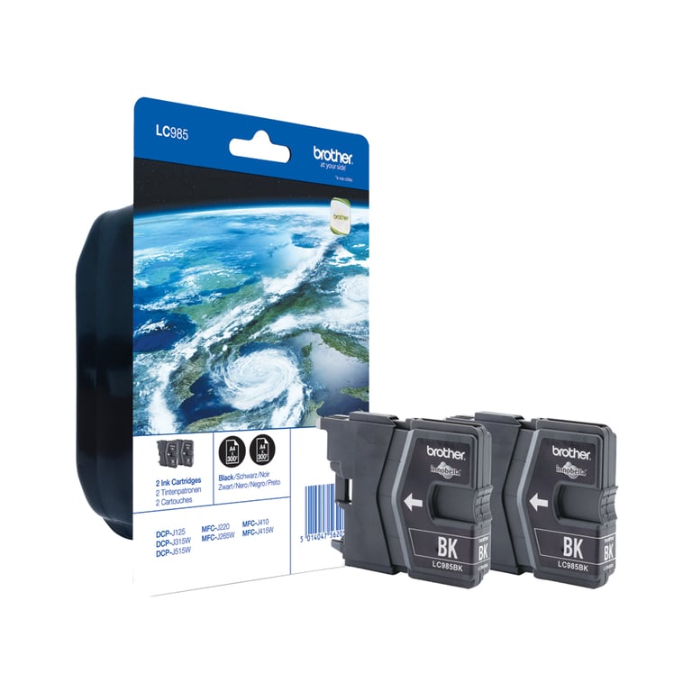 Brother LC985 Twin Pack cartouche d'encre 2 pièce Original Rendement standard - vue 2