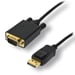 MCL MC294-1,5M cavo video e adattatore Mini DisplayPort VGA (D-Sub) da 1,5 m Nero