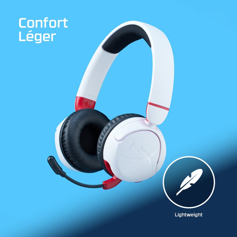 HyperX Cloud Mini — Casque sans fil pour gaming (blanc) - Neuf