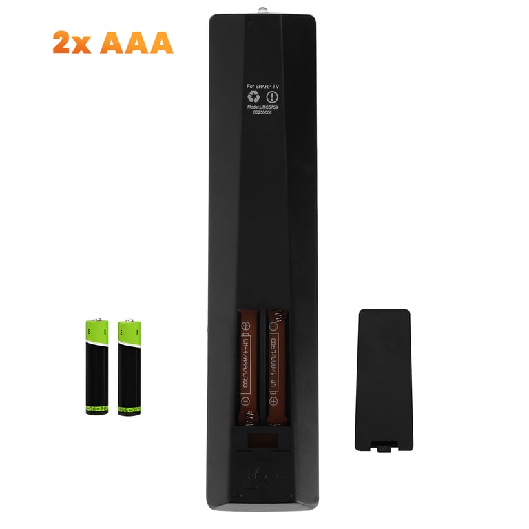 Télécommande Universelle pour Téléviseur Sharp Touches Complètes Portée 8m Neuf - vue 3