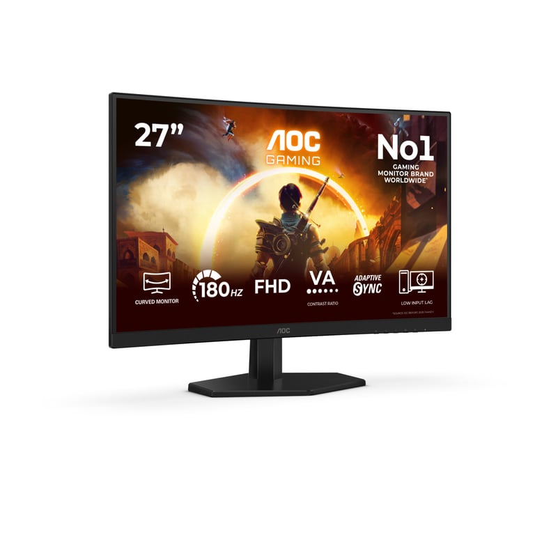 AOC G4 27 IPS FHD 180Hz écran plat de PC 68 6 cm 27 1920 x 1080 pixels Full HD LCD Neuf - vue 1