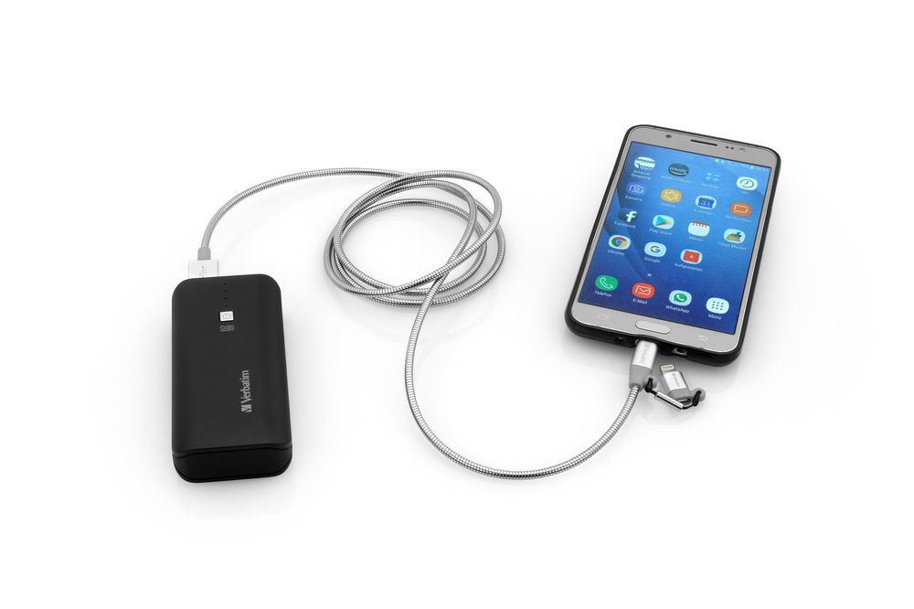 Verbatim Sync & Charge Câble Lightning Lightning Micro USB Type B mâle pour USB mâle 1 - vue 4
