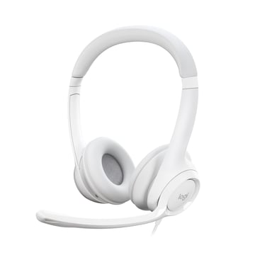 Logitech H390 Cuffia con cavo Desktop/Call Center USB Type-A Bianco