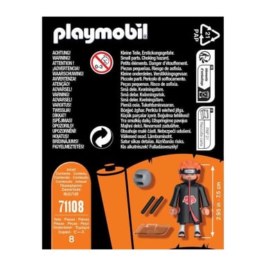 PLAYMOBIL 71108 Pain - Naruto Shippuden - Eroe del manga Ninja