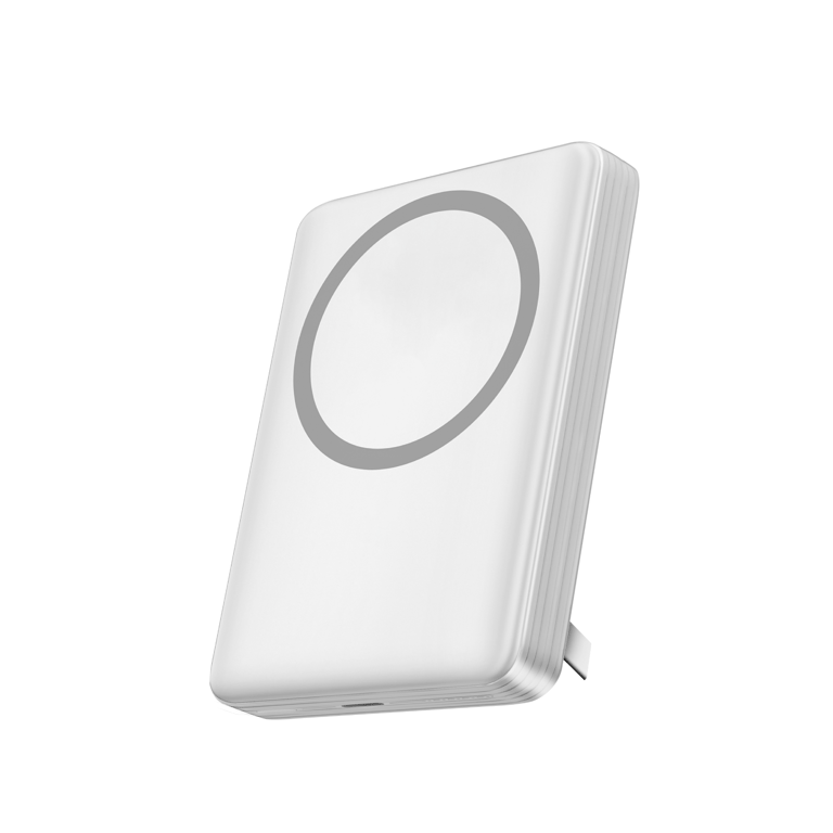 Batterie de Secours 10 000 Mah avec Fonction Stand Magsafe Induction Out + Usb c in / Out + Anneau Magsafe Jaym Neuf - vue 2