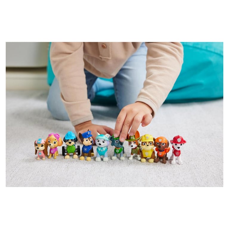 Figurine La Pat'patrouille 10ème Anniversaire X10 Spin Master Le Lot De 10 Figurines - vue 2