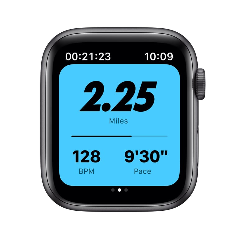 Apple Watch Series 6 Nike OLED 44 mm Digital 368 x 448 Pixeles Pantalla táctil Gris Wifi GPS (satélite)
