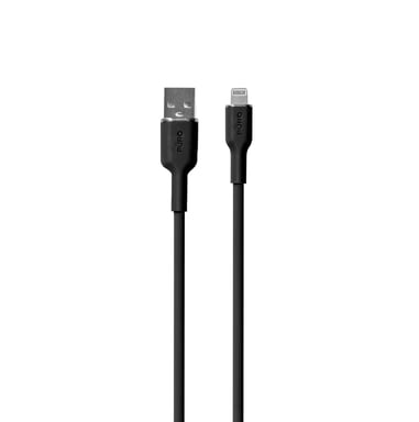 PURO PUCAPLTICONBLK cable Lightning 1,5 m Negro