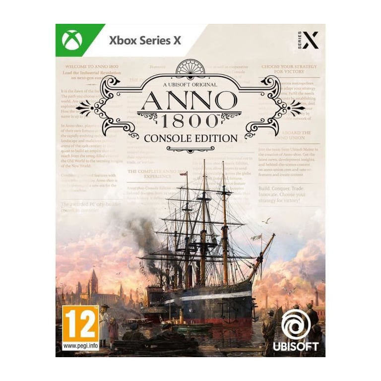 ANNO 1800 EDITION CONSOLE JEU XBOX ONE ET XBOX SERIES X - Neuf