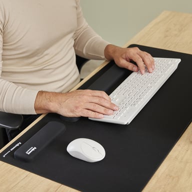 Fellowes Breyta descansa muñecas Silicona Negro