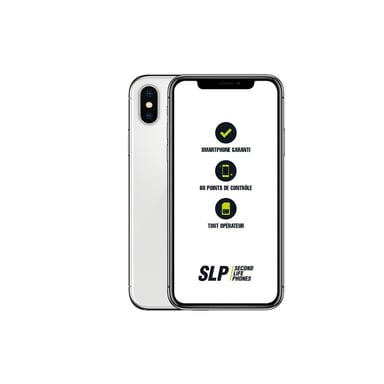 iPhone X 64 Go argent reconditionné