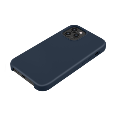 Coque en Gel de Silicone Doux pour iPhone 12/12 Pro, Bleu Oxford