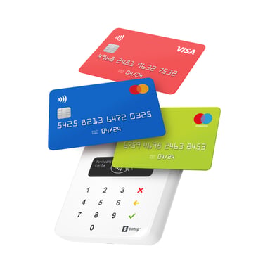 SumUp Air lecteur de cartes à puce Intérieur & extérieur Bluetooth Blanc