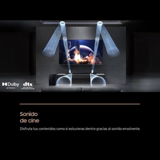 Samsung HW Q600F 2025 3.1.2ch Dolby Atmos Soundbar with Wireless Subwoofer - vue 5