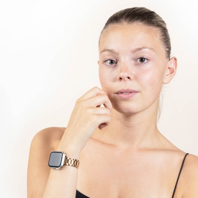 Bracelet Apple Watch 42mm Maillons fin en acier - vue 9