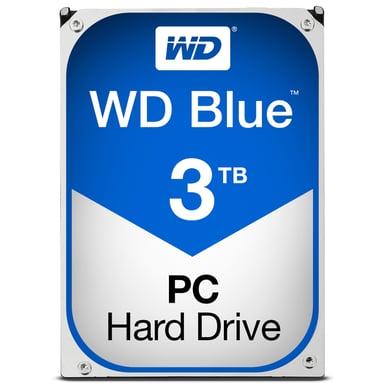 Western Digital Blue disco duro interno 3 TB 5400 RPM 64 MB 3.5'' Serial ATA III