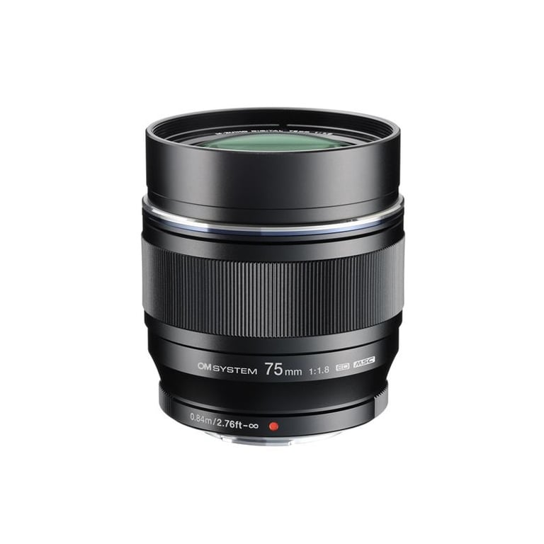 Objectif à Focale fixe Om System .Zuiko Digital ED 75 mm f1.8 22 pour Monture Micro 43 - vue 10