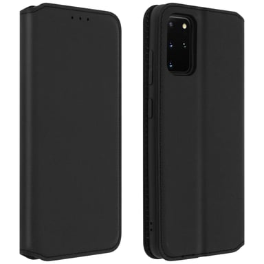 Housse pour Samsung Galaxy S20 Plus Étui Folio Portefeuille Fonction Support Noir