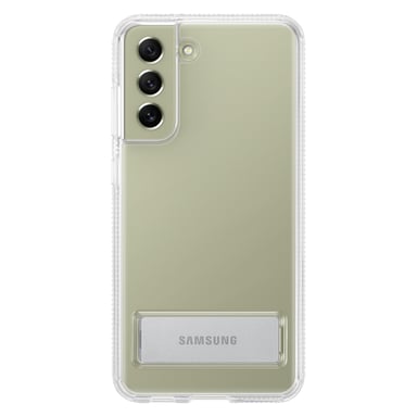 Samsung Clear Standing Rugged Cover S21 FE coque de protection pour téléphones portables 16,3 cm (6.41'') Housse Transparent Samsung Galaxy S21FE