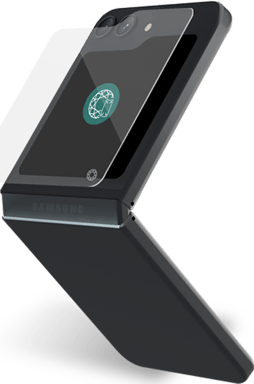 Force Glass Protector de pantalla original de vidrio templado 2.5D para Samsung Galaxy Z Flip 5 Transparente