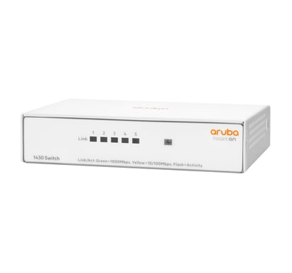 HPE Aruba Networking Aruba Instant On 1430 5G No administrado L2 Gigabit Ethernet (10/100/1000) Blanco