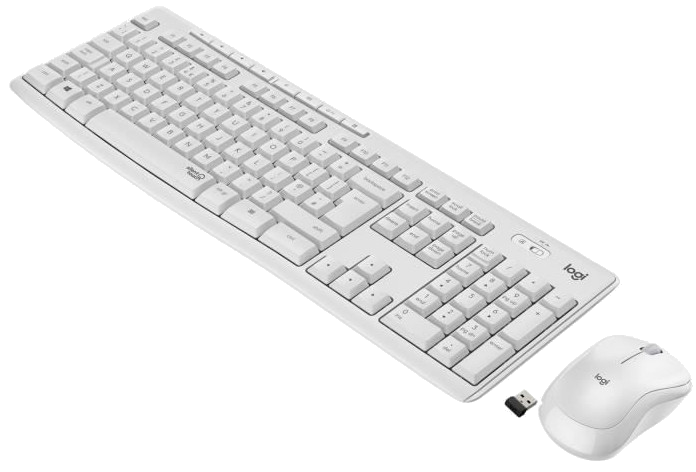 Pack Clavier Souris - Sans fil - Logitech - MK295 - SilentTouch - Pavé numérique - Clavier AZERTY Fr