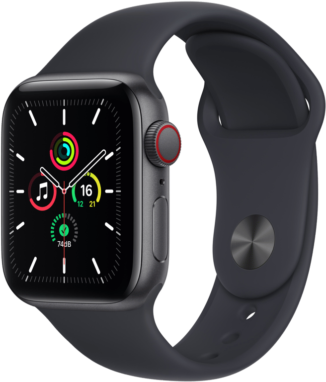 Apple Watch SE OLED 40 mm 4G Gris GPS (satellite)
