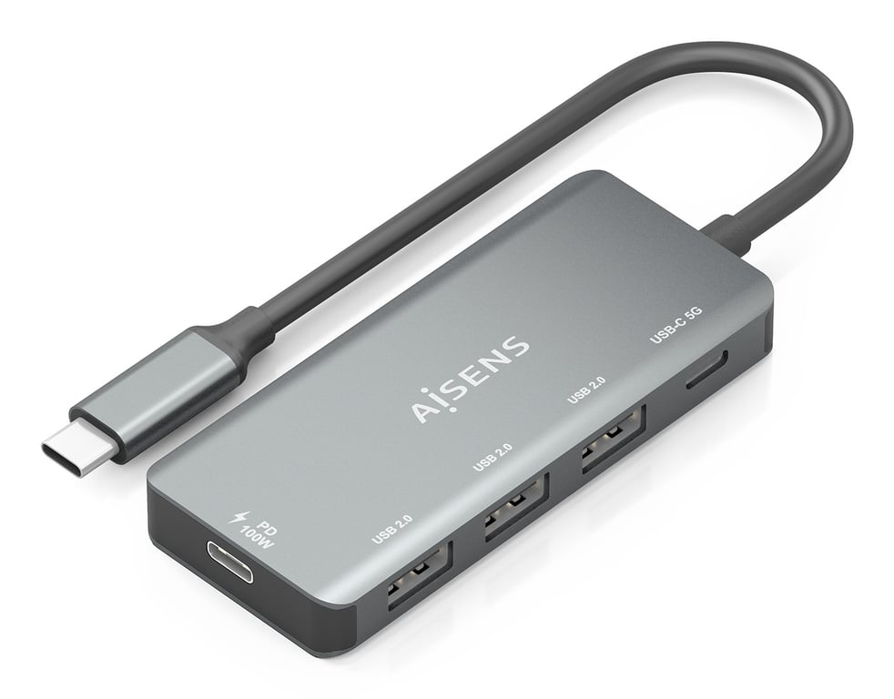 AISENS A109 0945 station d'accueil Avec fil USB 3.2 Gen 1 3.1 Gen 1 Type C Neuf