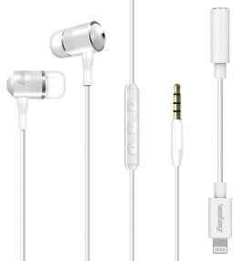 Earphones UIL35 Metal lightning white