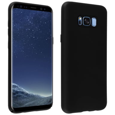 Funda para Samsung Galaxy S8 Plus Silicona Semi-rígida Acabado Soft Touch Negro