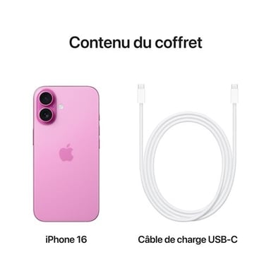 iPhone 16 (5G) Rosa, 128 GB