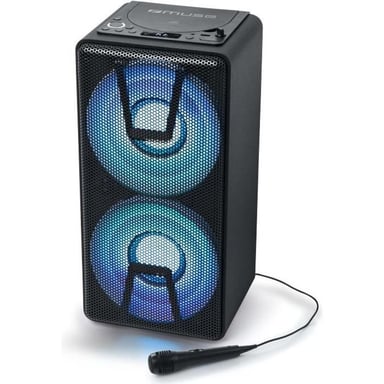 MUSE M-1820 DJ Enceinte Bluetooth Party Box - 150W - Lecteur CD - Compatible CD, CD-R/RW, MP3