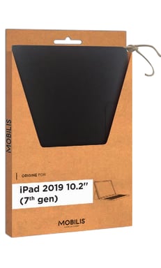 Coque de Protection Folio avec Clavier Bluetooth français iPad 10.2'', Housse Clavier AZERTY pour iPad 9/8/7ème Gén, Noir